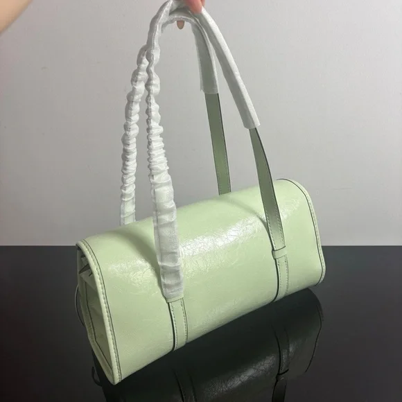 Coach Baguette Bag Green Bow Flap Shoulder Chic - Picture 5 of 8